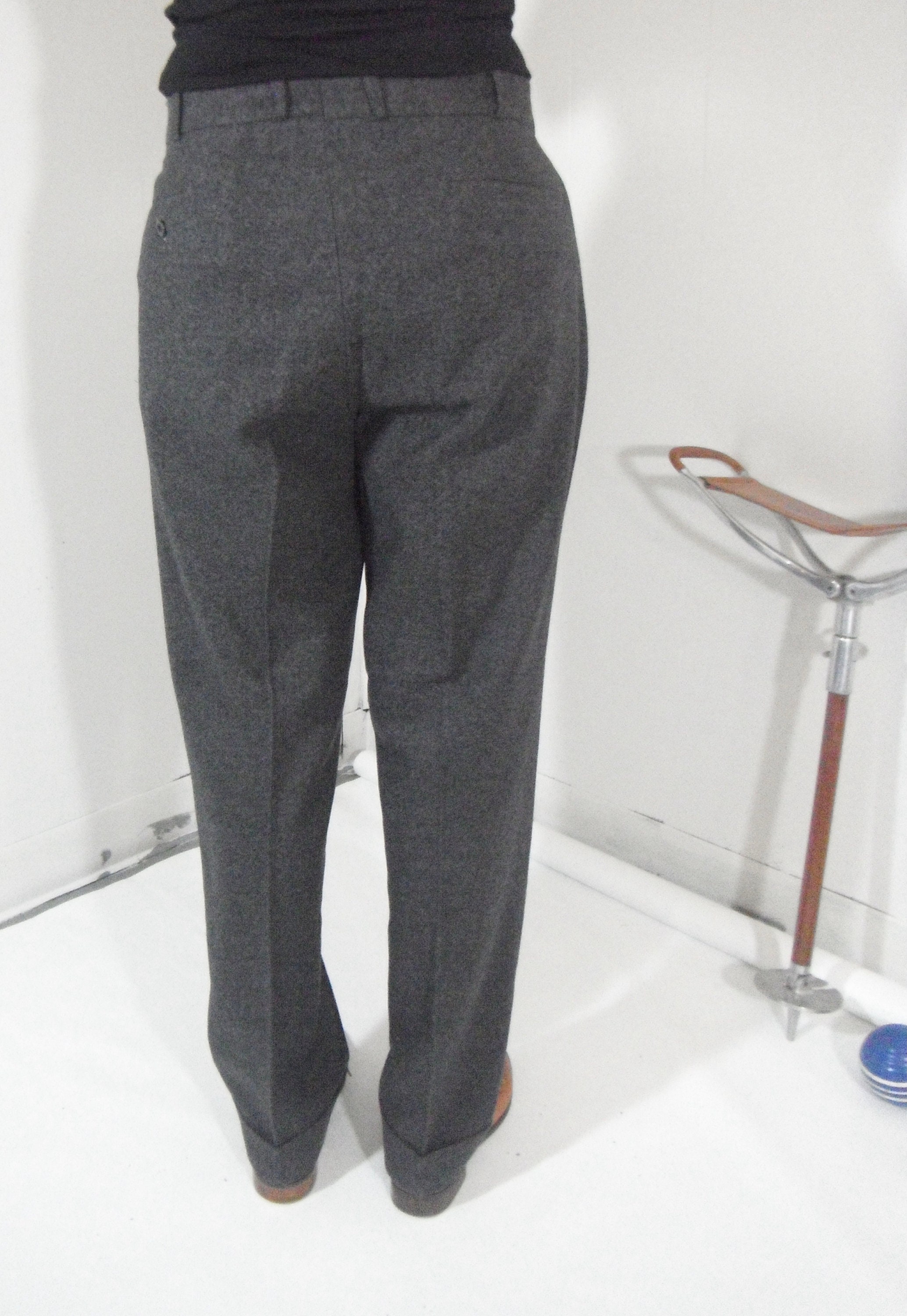 Vintage Wool Trousers - Etsy