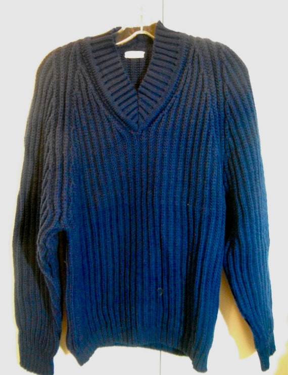 Vintage Royal Blue Sweater - image 1
