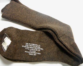 Vintage Brown Socks