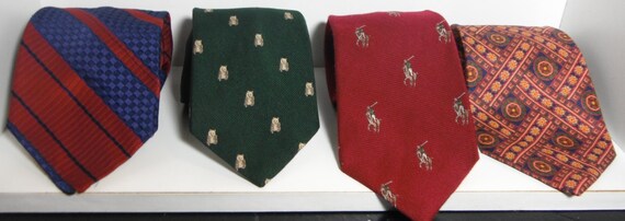 Vintage Polo Silk & Wool Tie - image 2
