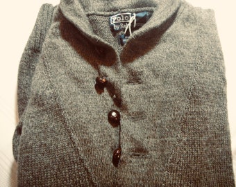 Vintage Polo Mens Wool Sweater