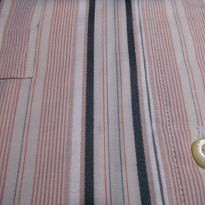 Vintage Lanvin Gray & Pink Striped Shirt image 4