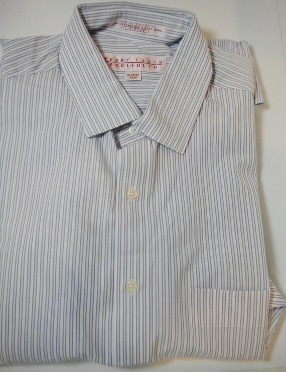 Vintage Perry Ellis Portfolio Striped Shirt