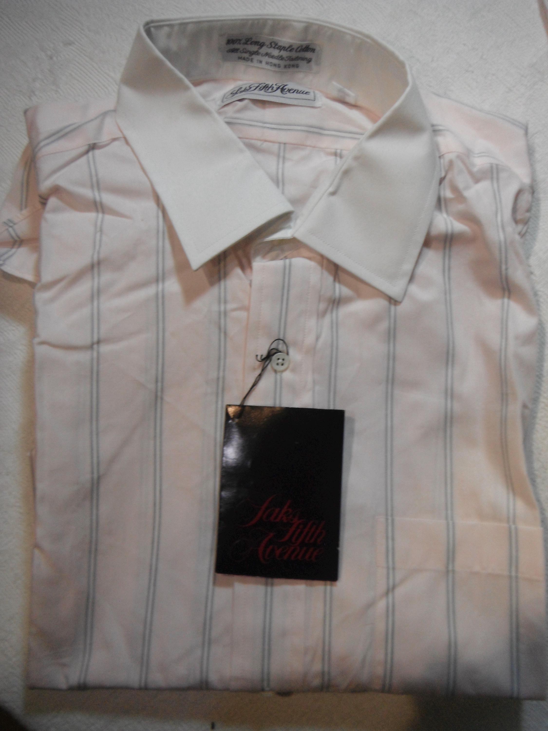 90s サックスフィフスアベニュー 長袖シャツ USA 高級 ヴィンテージ