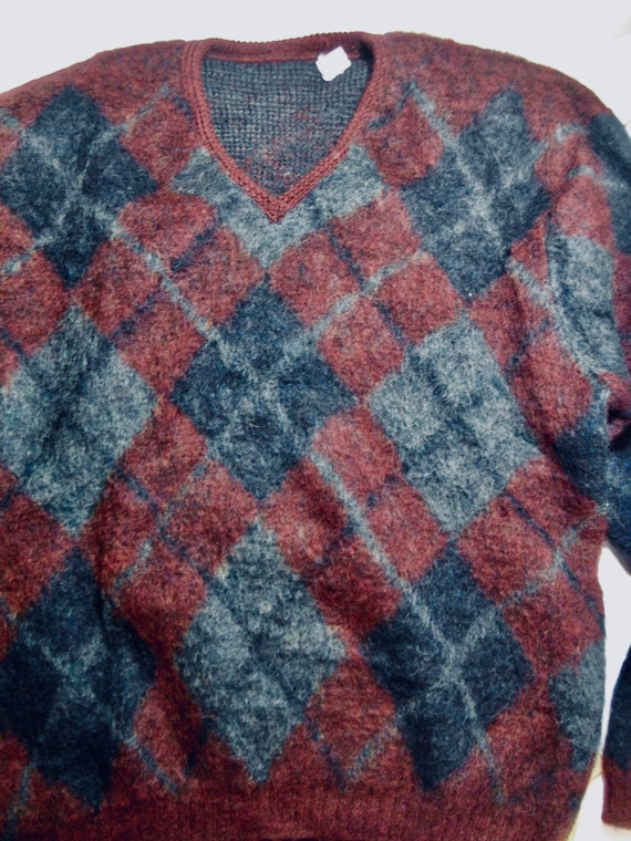 Vintage Argyle Sweater