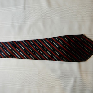 Vintage Silk Striped Tie