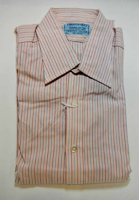 Vintage Hilditch & Key Striped Shirt