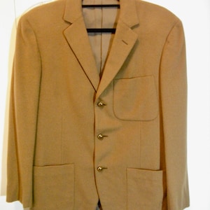 Vintage Aquascutum Tan Sport Coat