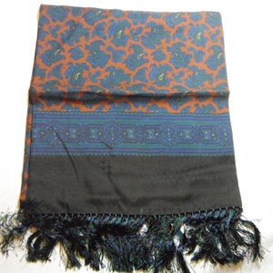 Vintage Paisley Silk Scarf