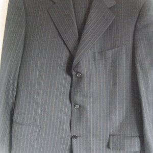 Vintage Mens Canali Striped Suit