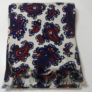 Vintage Silk Paisley  Scarf