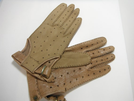 Vintage Mens Driving Gloves - image 1