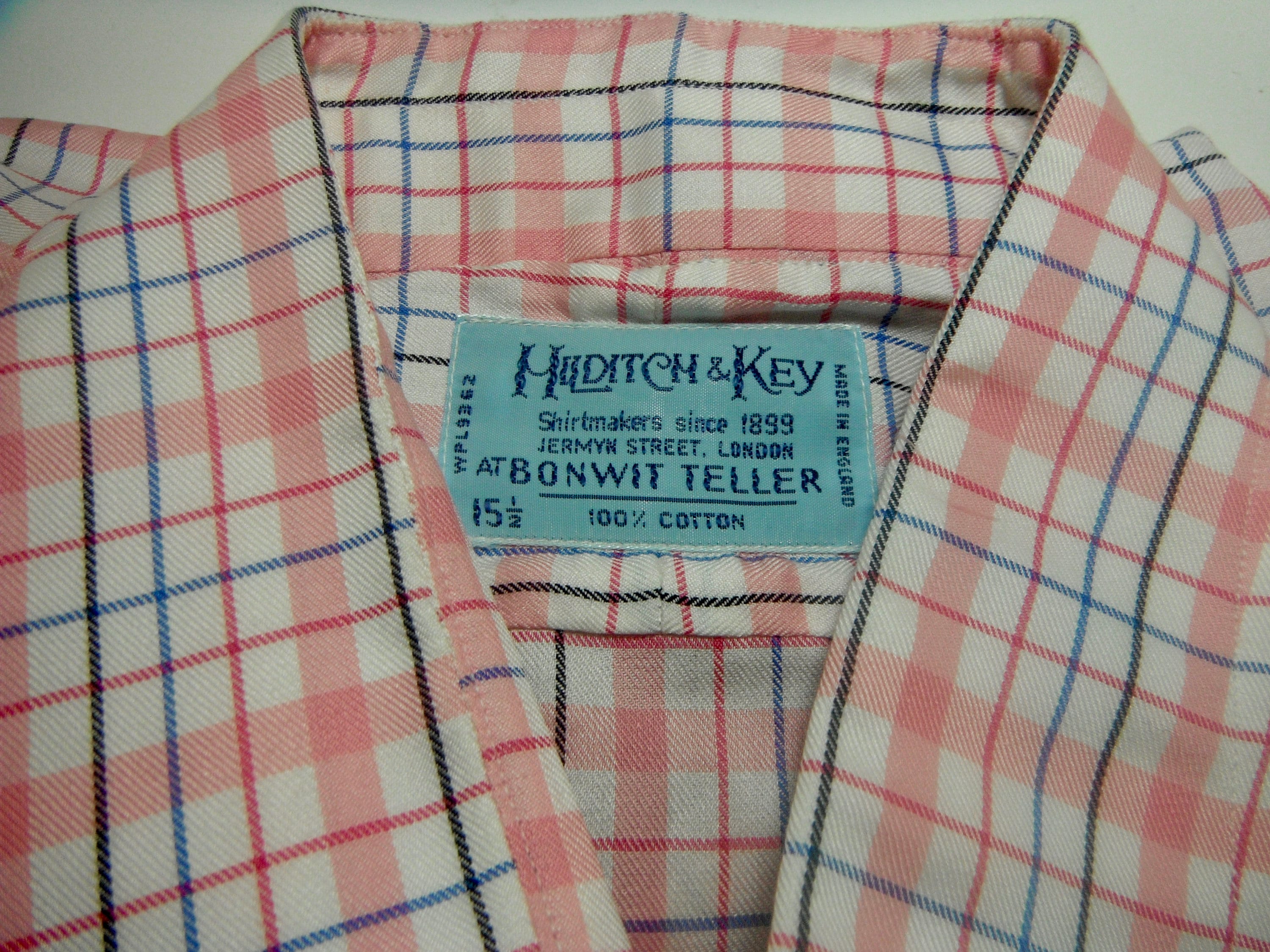 hilditch and key dress shirts Vintage Hilditch & Key Striped Shirt