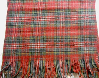 Vintage Pendleton Plaid Scarf