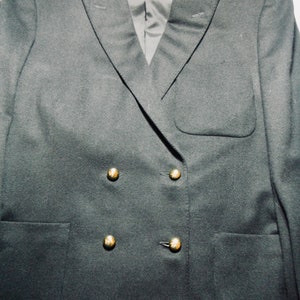 Vintage Aquascutum Black Sport Coat