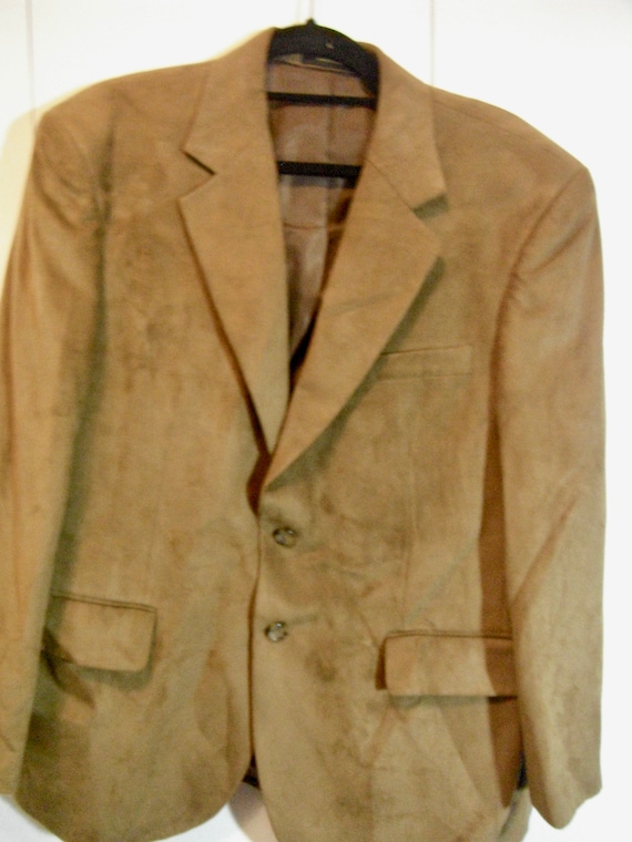 Vintage George Faux Suede Sport Coat