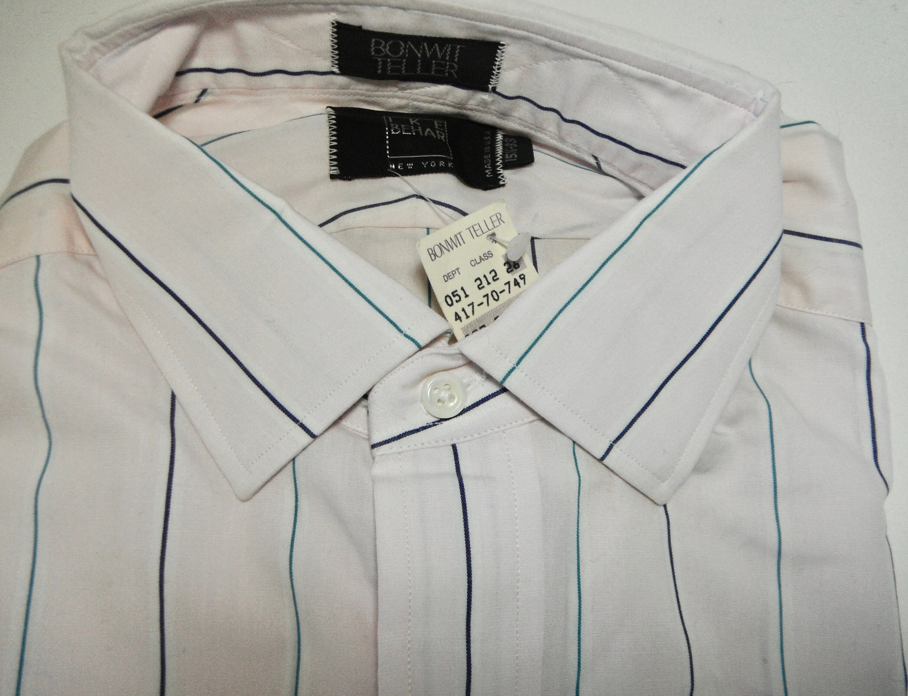 Belle chemise pour homme rayée bleu et blanc | Différents modèles