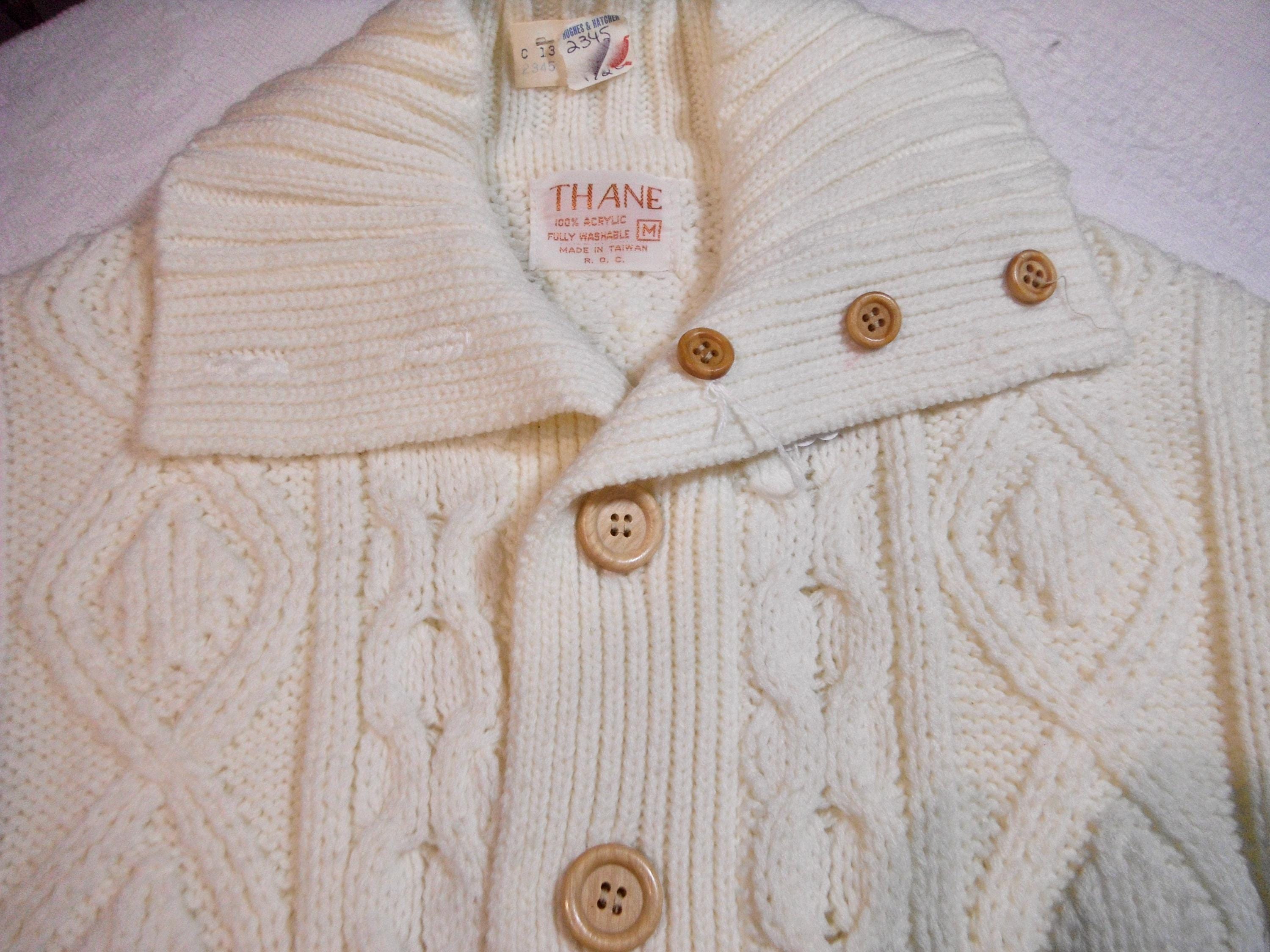 70s Vintage THANE cardigan アクリルカーディガン 70s Vintage THANE cardigan アクリルカーディガン - メルカリ