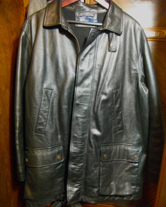 Vintage Polo Leather Jacket - Etsy