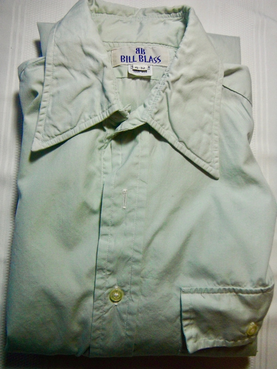 Vintage Bill Blass Green Shirt - image 1