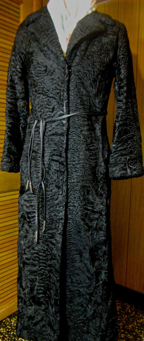 Vintage Full Length Tailored Persian Lamb Coat - image 2