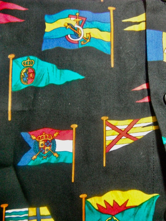 Vintage Gottex Flag Shirt - image 3