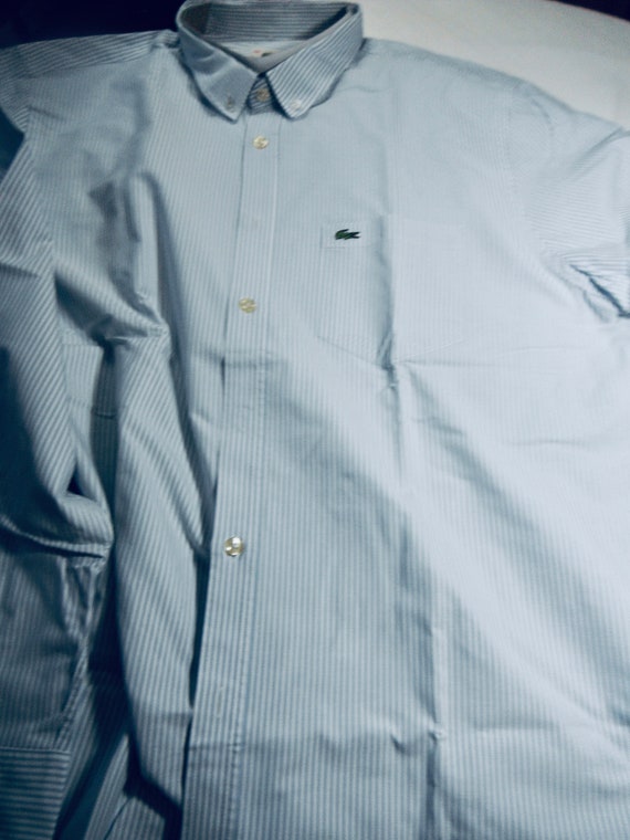 Lacoste white on sale dress shirt