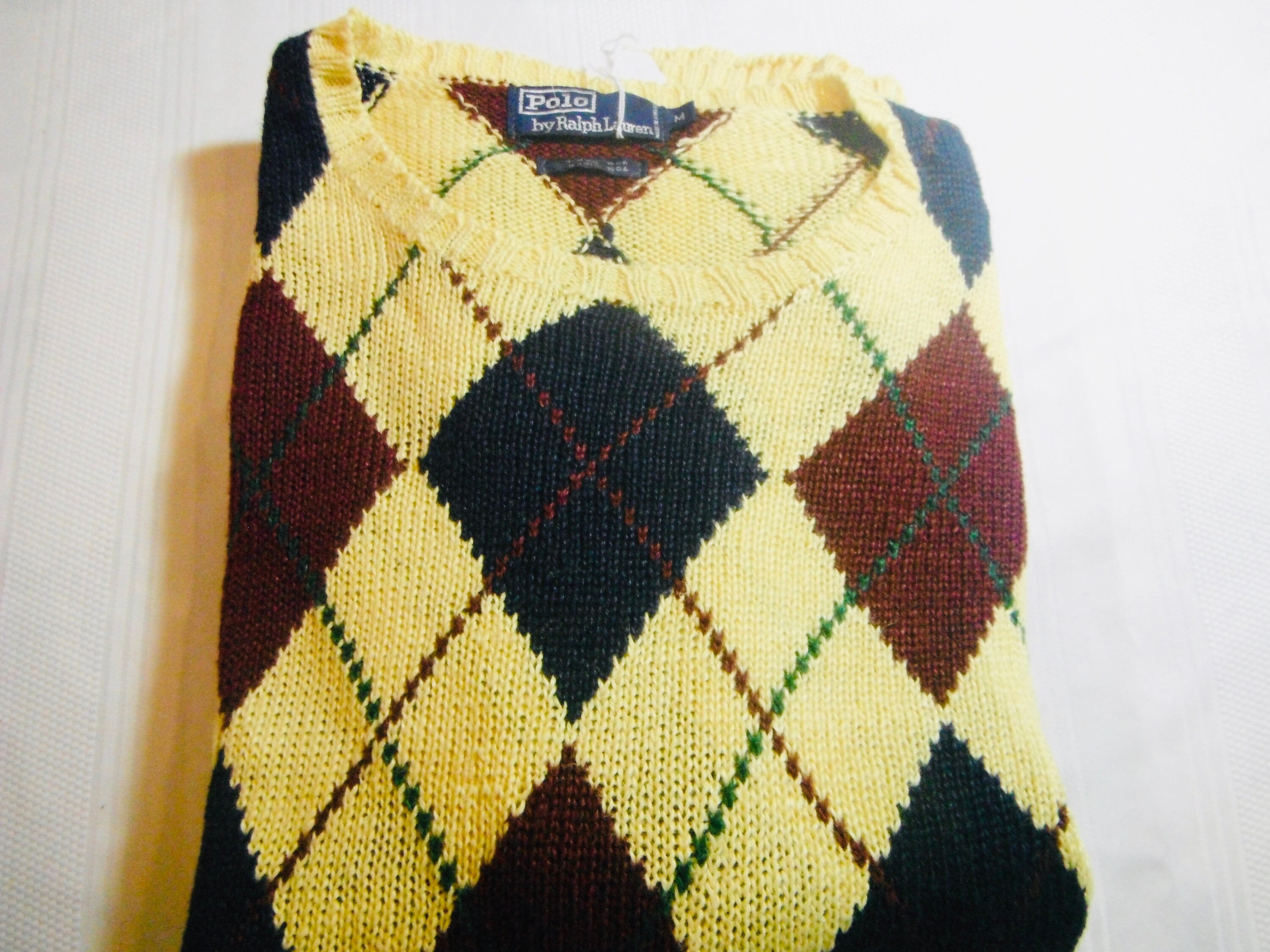 Ralph lauren hotsell argyle sweater