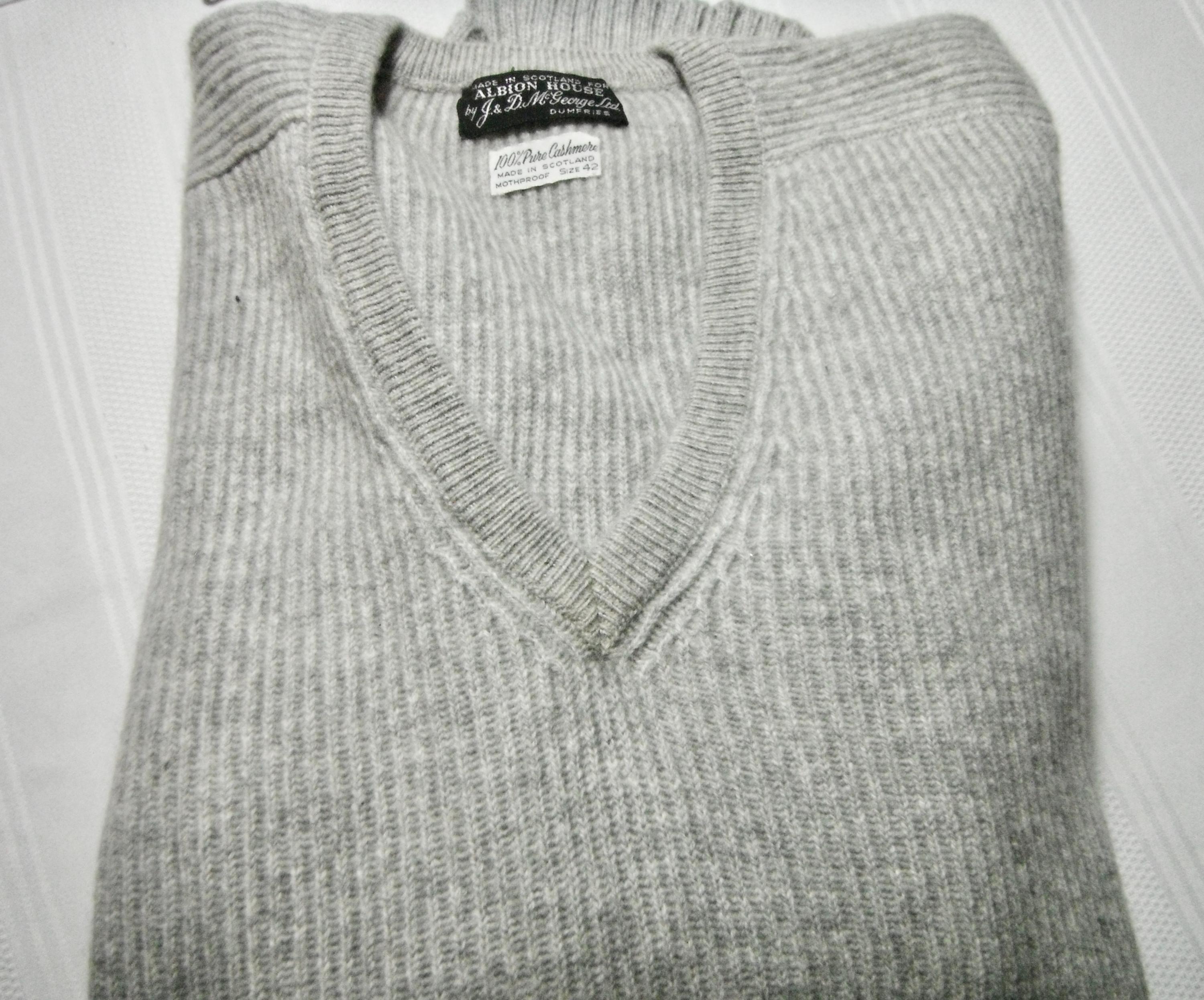 J&D.Mc.George Ltd. Sweater メンズ 英国製 ヴィンテージ ニット 