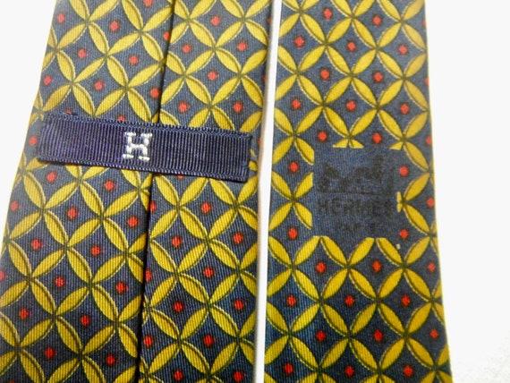 Vintage Hermes Silk Tie - image 4