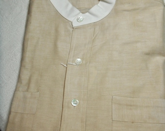 Vintage Geoffery Beens Collarless Shirt
