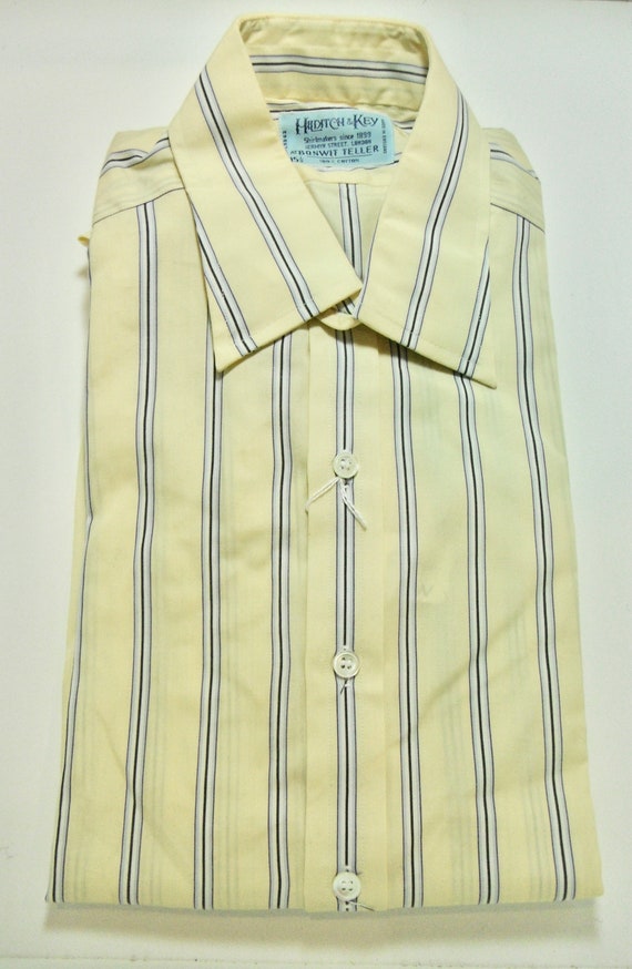 Vintage Hilditch & Key Striped Shirt