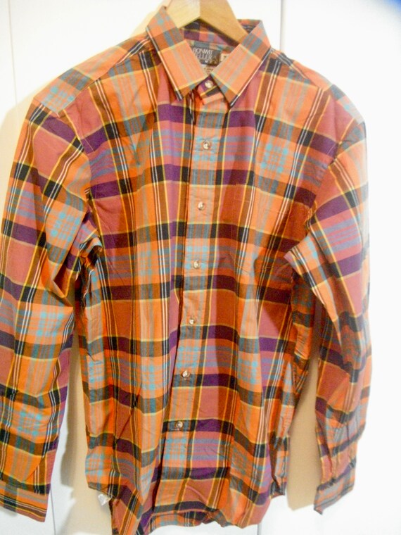 Vintage Bonwit Teller Plaid Shirt