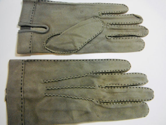 Accessoires Handschoenen & wanten Avondhandschoenen & chique handschoenen Hamilton Shearling Hand genaaid herenhandschoenen in grijs 