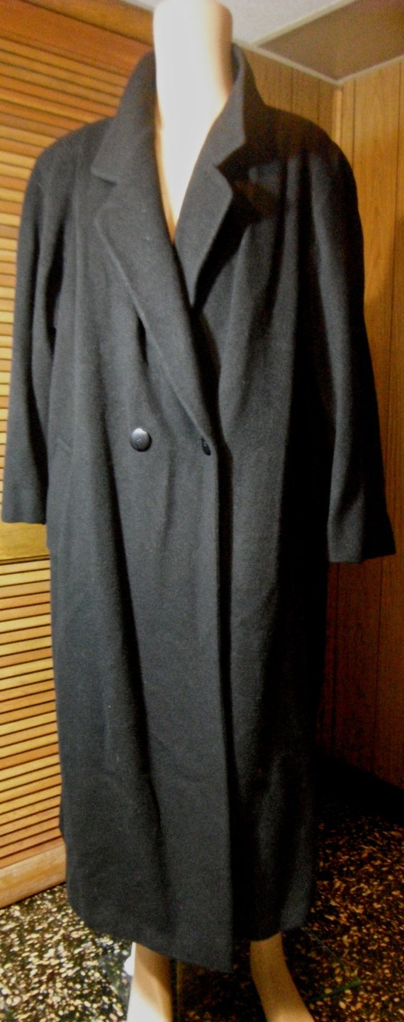 Cashmere Black Coat