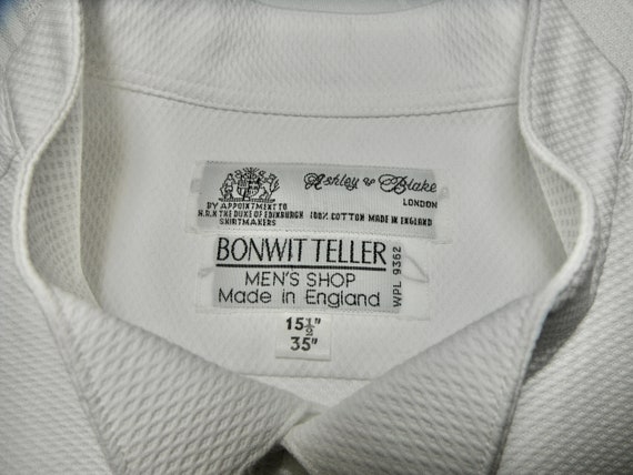 Vintage Bonwit Teller Tuxedo Shirt - image 5