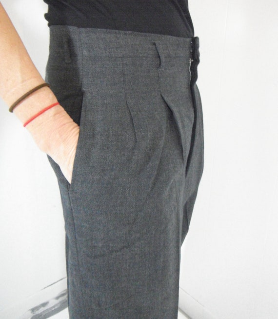 Vintage Gray Trousers - image 5