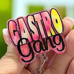 GASTRO GANG - Custom  badge reel