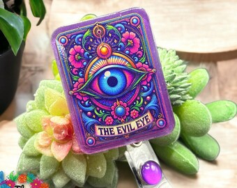 THE EVIL EYE Tarot Card -  badge reel