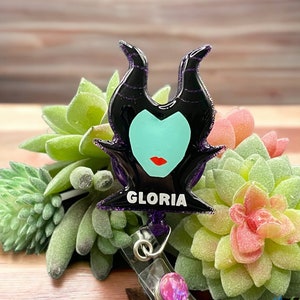Maleficent  custom badge reel