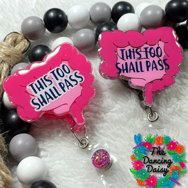Targa in metallo con scritta This Too Shall Pass in metallo, 15,5 cm