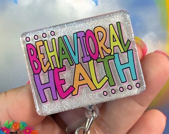 BEHAVIORAL HEALTH - mental health - CUSTOM badge reel