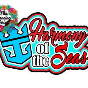 SVG DIGITAL FILE -  Royal Caribbean Cruise Ship - Harmony