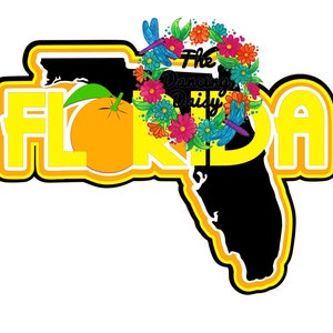 FILE DIGITALE SVG - Stati Uniti Florida