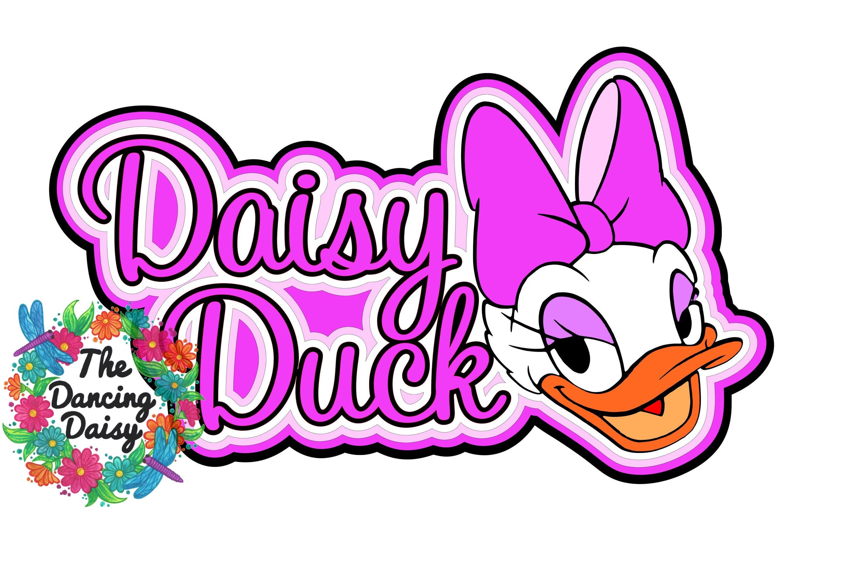 SVG DIGITAL FILE - Daisy Duck - Etsy