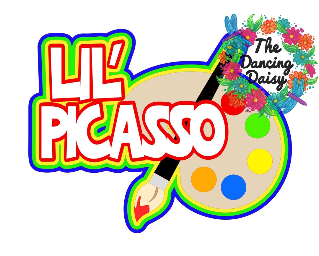 SVG DIGITAL FILE Lil' Picasso Artist - Etsy