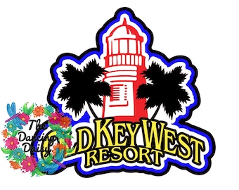 SVG DIGITALE DATEI - Altes Key West Resort Hotel
