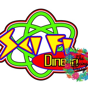 SVG DIGITAL FILE - Sci Fi Dine in