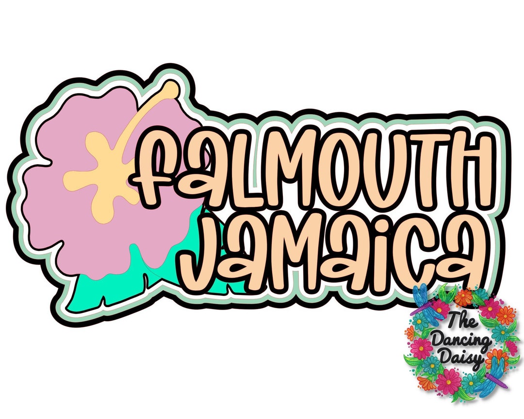 SVG DIGITAL FILE Falmouth Jamaica Travel Vacation Etsy