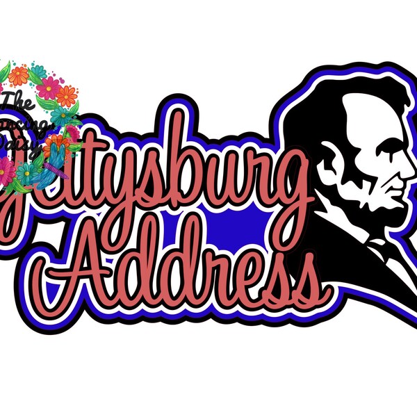 Gettysburg Address Svg - Etsy